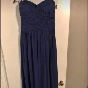 Donna Morgan Strapless Navy Dress size 10